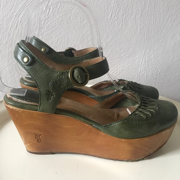 Frye Shoes - FRYE Blair Ankle Strap Wedges
